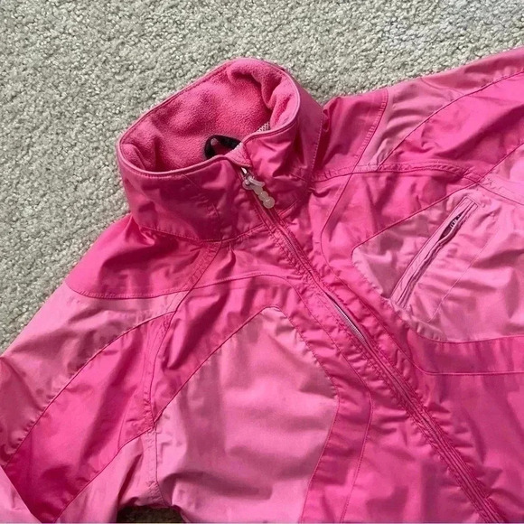 Obermeyer Zenon Shell Waterproof Jacket Coat Pink Juniors Size 14 Kids Snow Ski - Picture 13 of 16